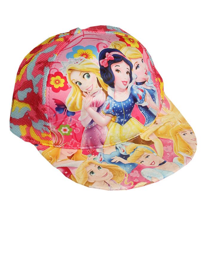 Girls Face Cap -Pink And Multi