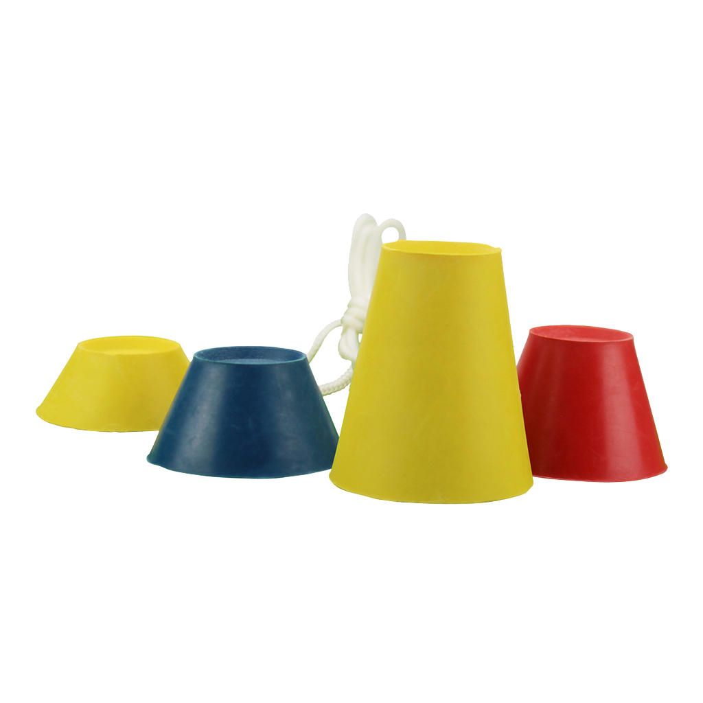 4pcs Rubber Winter Golf Tees Set With String Pyramid Driving Range