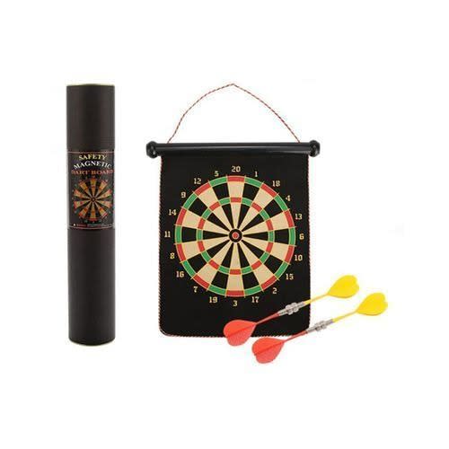 Magnetic Dart Board Set With 4 Magnetic Darts - Safe For Kids
