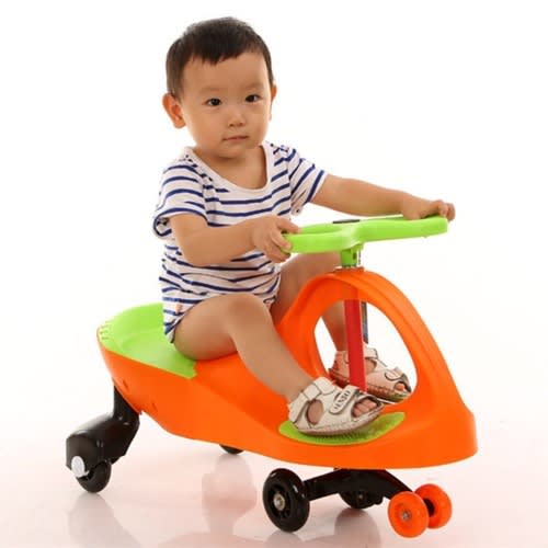 Children Yo-yo Car Mute Slide Swing Toy Car Ride On
