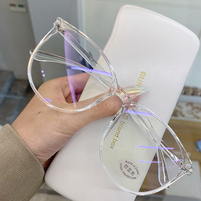 Unisex Anti Blue Light Protective Computer Screen Glasses-Transparent