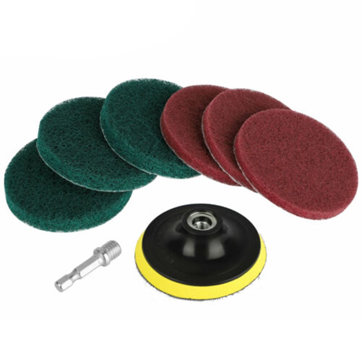 7Pcs Drill Brush Attachment Set Power Scrubber Cleaning Kit