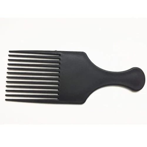 Handheld Afro Hair Pick Lift Comb - Black