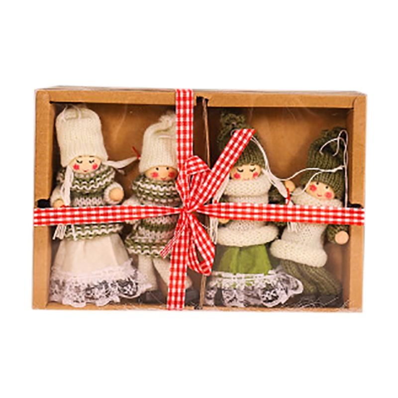 Happy New Year Christmas Angel Pendant DIY Christmas Gift B