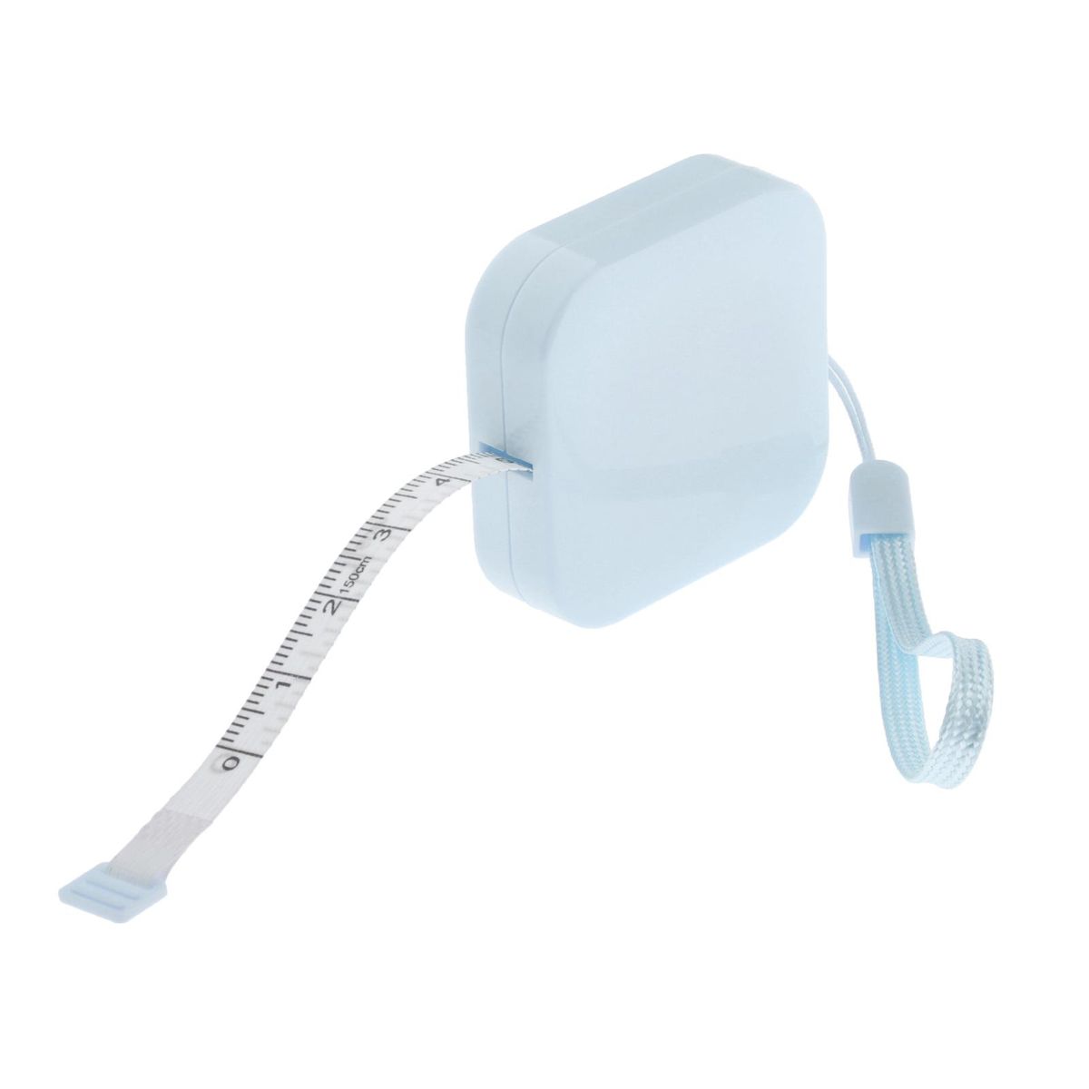 Soft Retractable  Measure Tape Clear Marked Blue