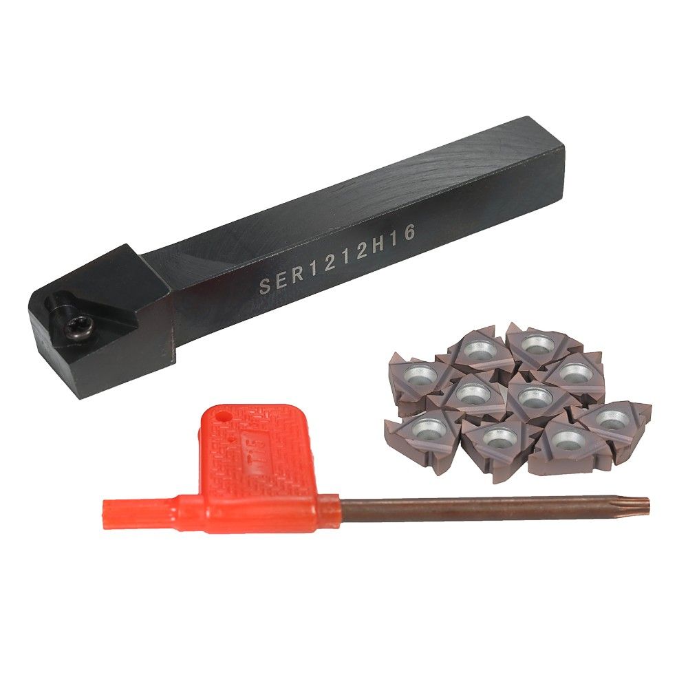 10pcs/box VP15TF 16ER AG60 Carbide Inserts + SER1212H16