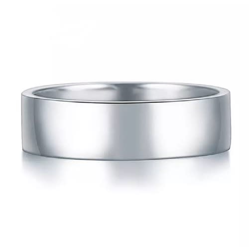 Men's Wedding Band Ring - Silver