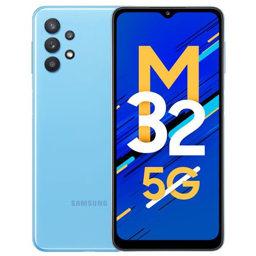 Galaxy M32- 5G- 6.5'' -Hybrid Dual- 128GB ROM - 6GB RAM- 48MP - Fingerprint - 5000mAh-Blue