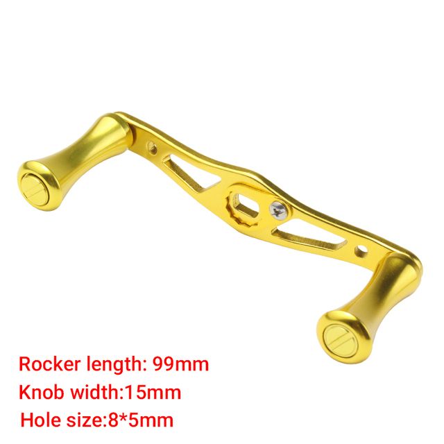 Ekfan Handle Hole Size 8*5mm Aluminum Alloy Water Drop Reel