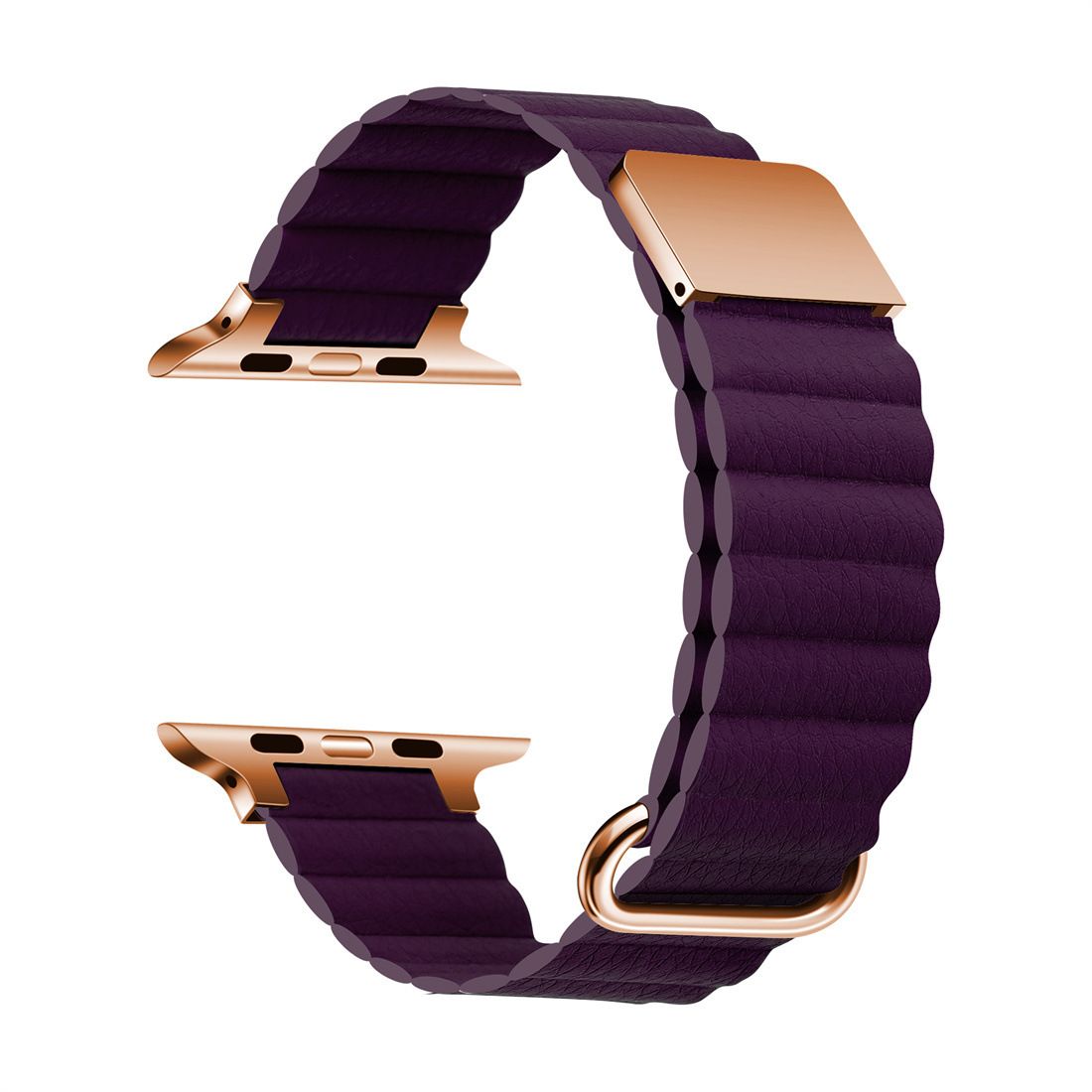 Leather Magnetic Strap For Apple IWatch Series Ultra 8 7 6 5 SE-42/44/45/49mm