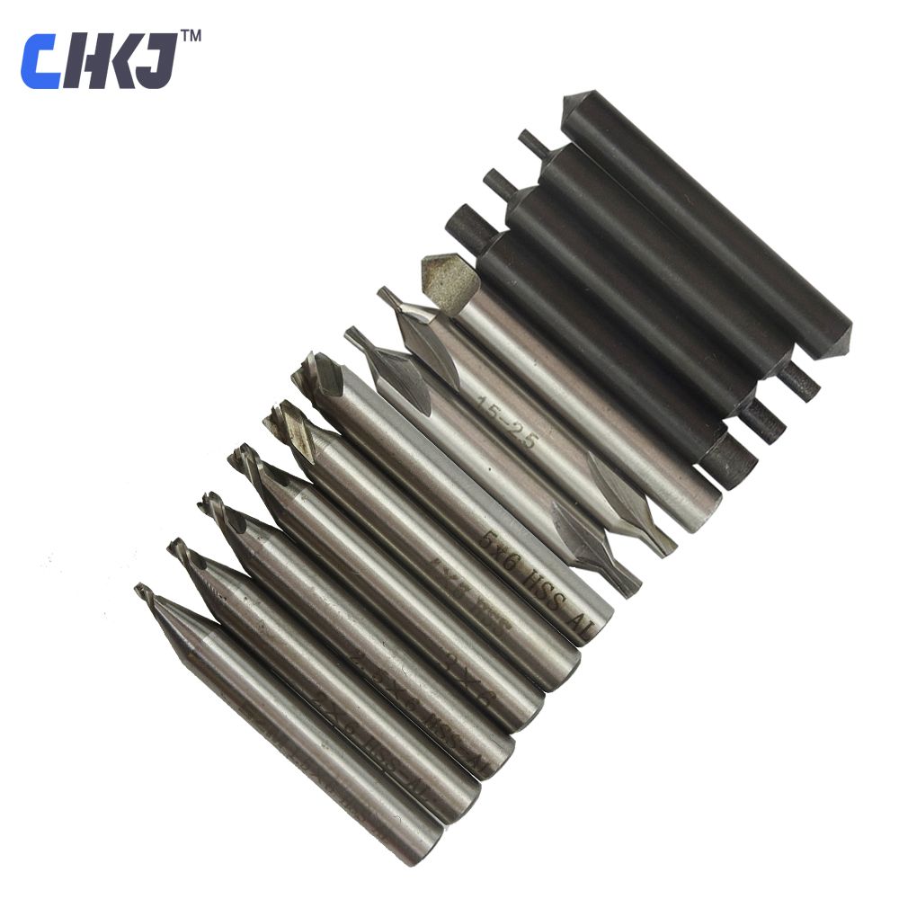 Chkj 13pcs/lot Key Cutting Machine Parts Milling Cutter
