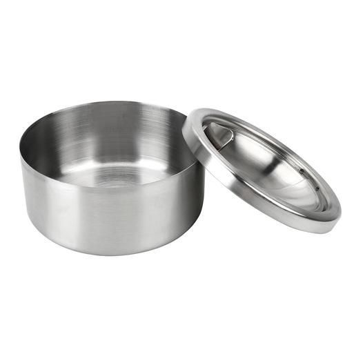 Windproof Stainless Steel With Lid Cigarette Ashtray Ash Storage Case Round