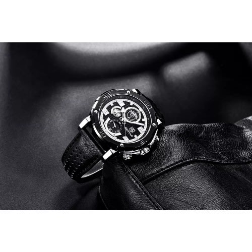 Benyar Leather Watch - Black