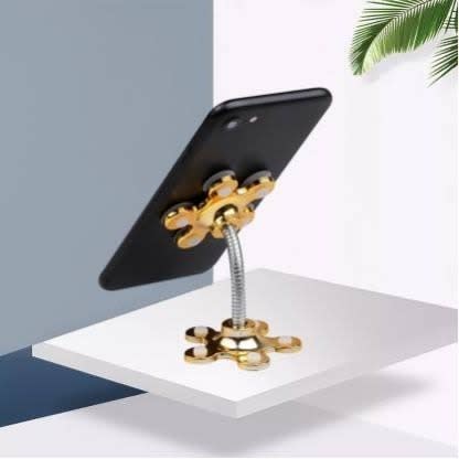 360 Degree Rotatable Metal Flower Mobile Phone Holder