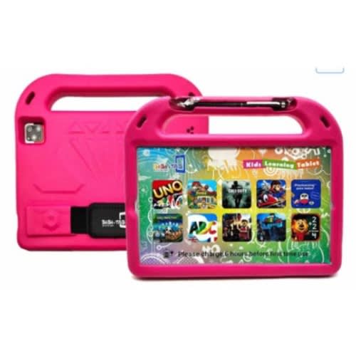 B2050 Pro+ Android Kids Tablet - 256GB ROM - 6GB RAM - 5g Dual Sim - 5000mAh - Pink