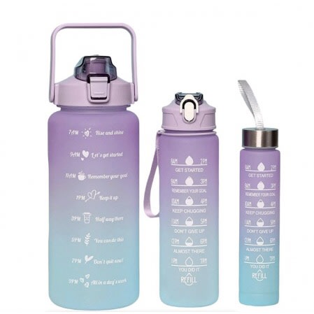 3 In 1 Inspirational Water Bottle