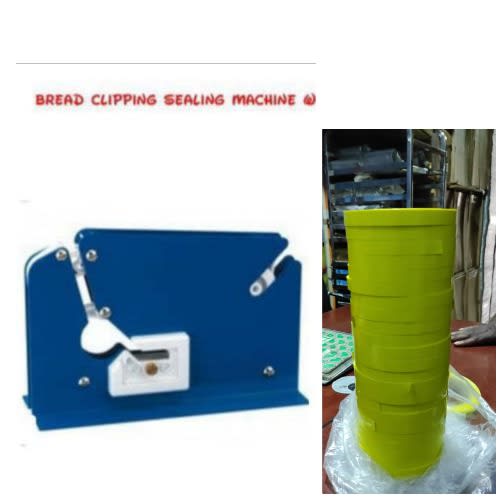 Bread Nylon Knot Clipping Sealing Machine With 25 Tape