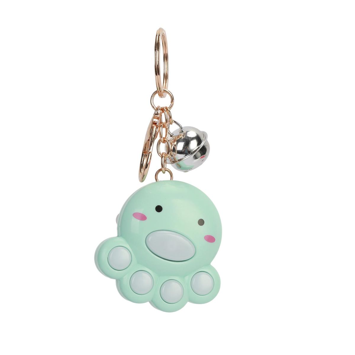 Game Keychain Bell Octopus Memory Game Machine Blue