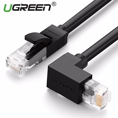 Cat6 Ethernet Patch Cable Straight To Right Angle Multiple Shielded RJ45 Network Cord - 3m By HonTai