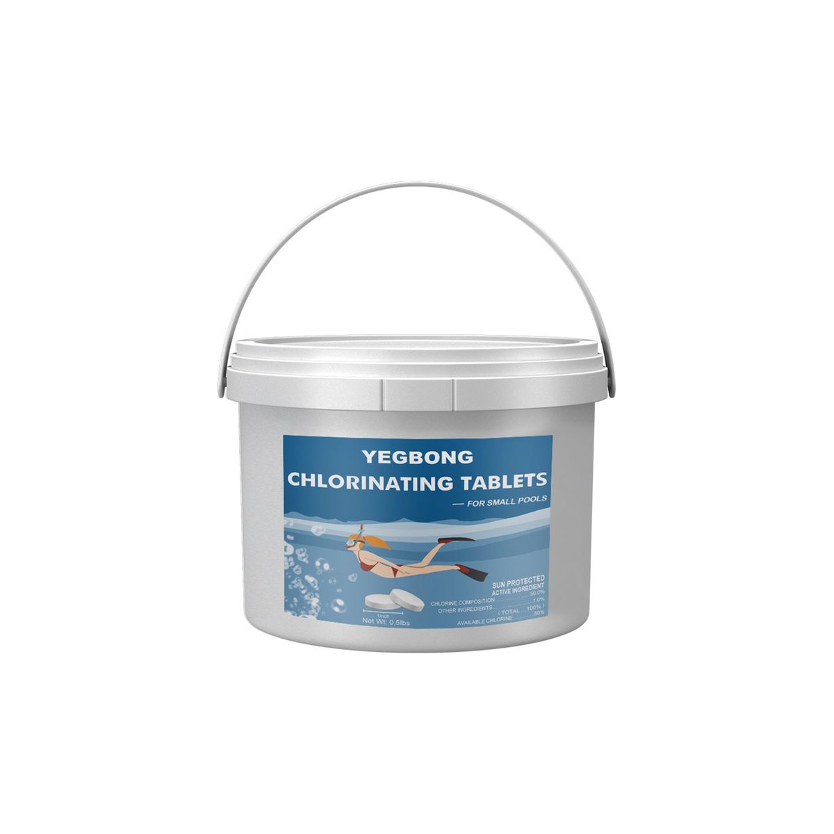 Pool Maintenance Tablets Long Lasting Chlorine Tabs A