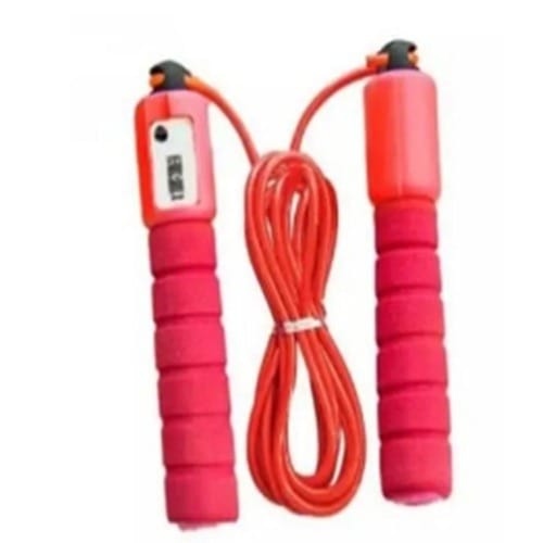 Skipping Rope With Automatic Counter Meter - Red