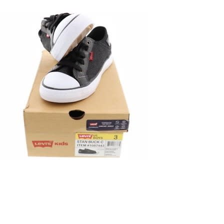 Boys Sneaker Stan Buck Black 2.5