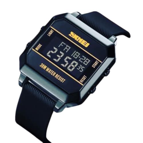 Skmei Waterproof Digital Black Wristwatches