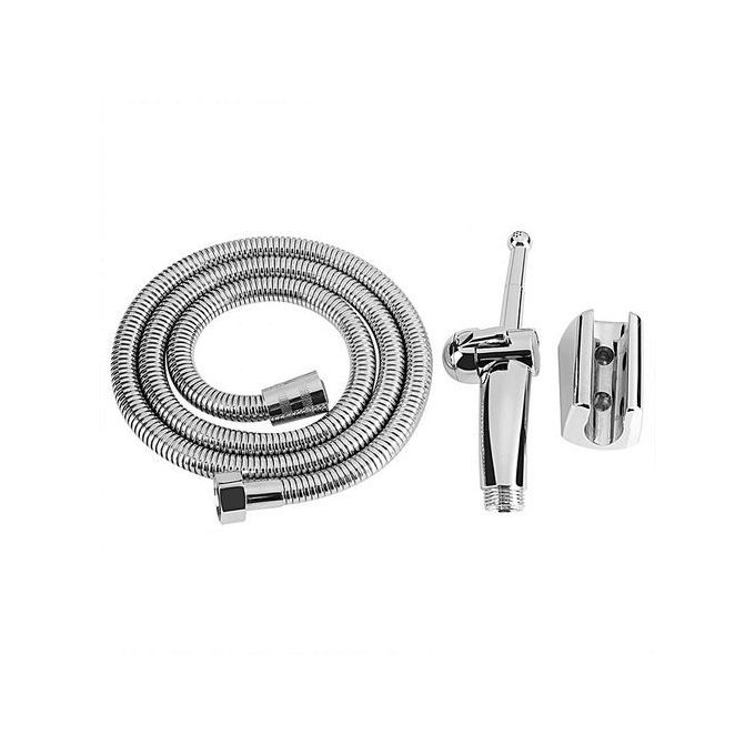 Multi-functional Bathroom Handheld Adjustable Bidet Shower Sprayer Hose Wall Holder (Set 1)