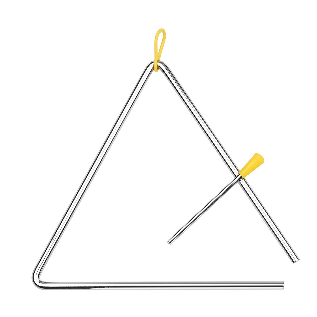 10 Inch Triangle Bell Triangolo With Metal Mallet Idiophone