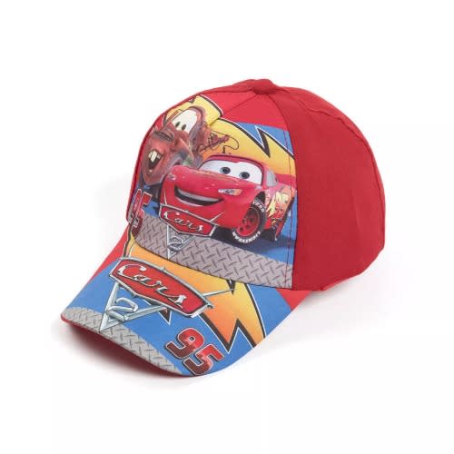 Pixar Cars Lightening Macqueen Baseball Face Cap - Red