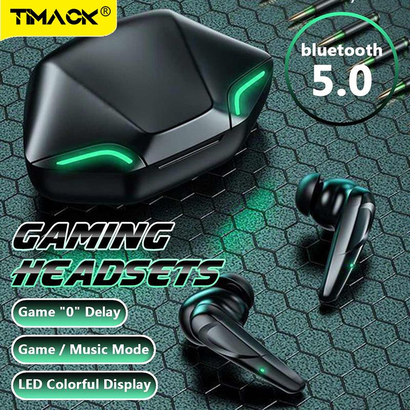 G11 Bluetooth Earphone Noise Canceling Waterproof Wireless Headphone HIfi Stereo Earbuds Gaming Sports Headsets With Microphone