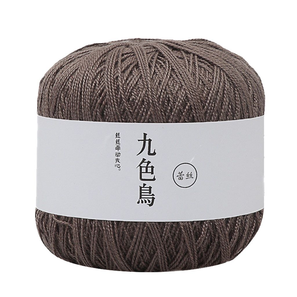 DIY Colorful Hand Knitting Scores Milk Cotton Lace Thread Woven Cotton Fine Cotton Thread Crochet Yarn