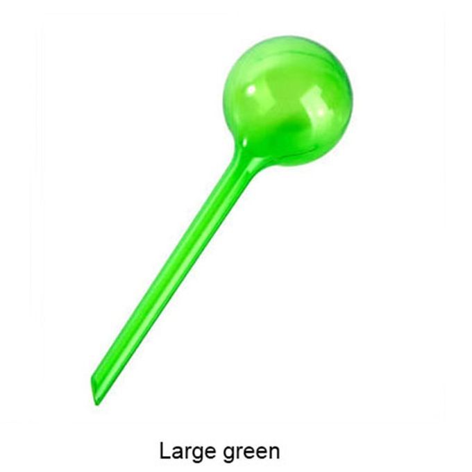 PVC Self-Watering System Imitation Glass Ball Plant Flowers Watering Device Green