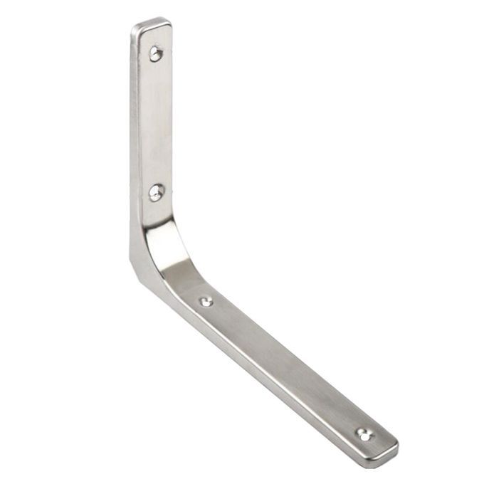 Wall Mounted Shelves Fixator Shelf Bracket Furniture Silver 10Inch