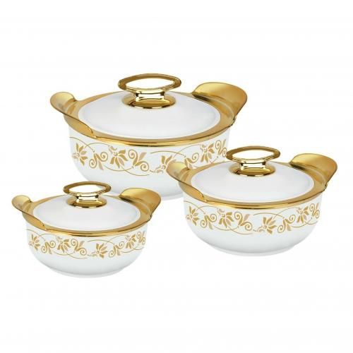 Durane Verto 3pc Insulated Hot Pot Set 1200ml,2000ml,3000ml