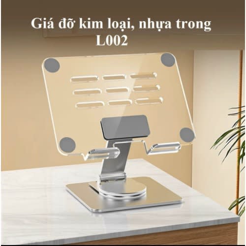 Phone Holder With Height Adjustment Design - 360 Degree Rotating Legs