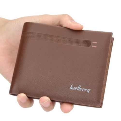 Men's Leather Wallet - Brown