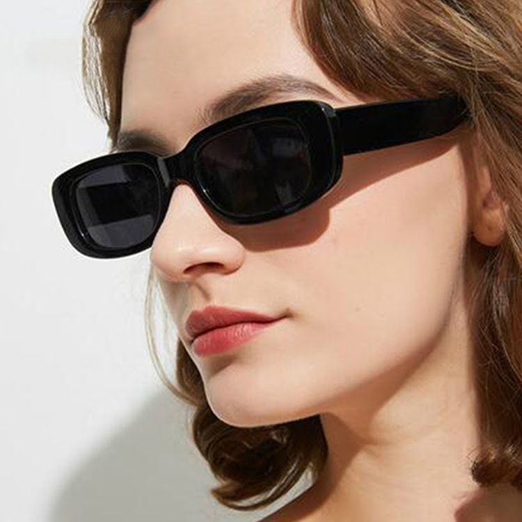 Retro Unisex Sunglasses - Black