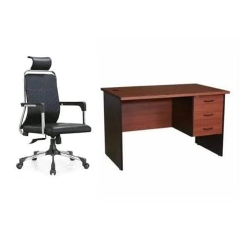 Exclusive Office Table And Office Chair With Drawers