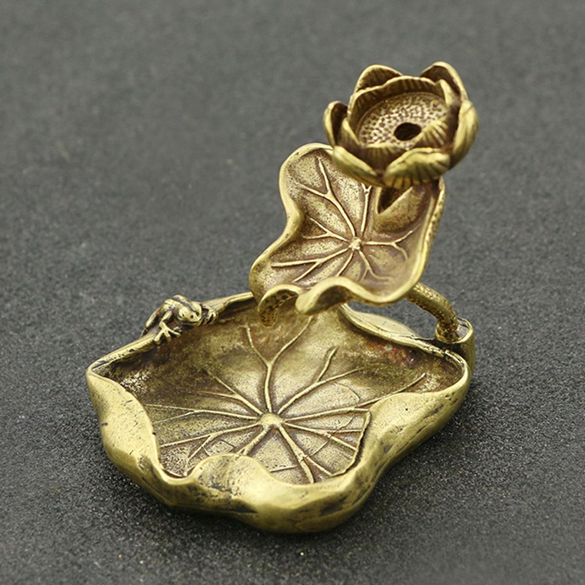 Lotus  Copper Decor Gifts  Burner Back Flow