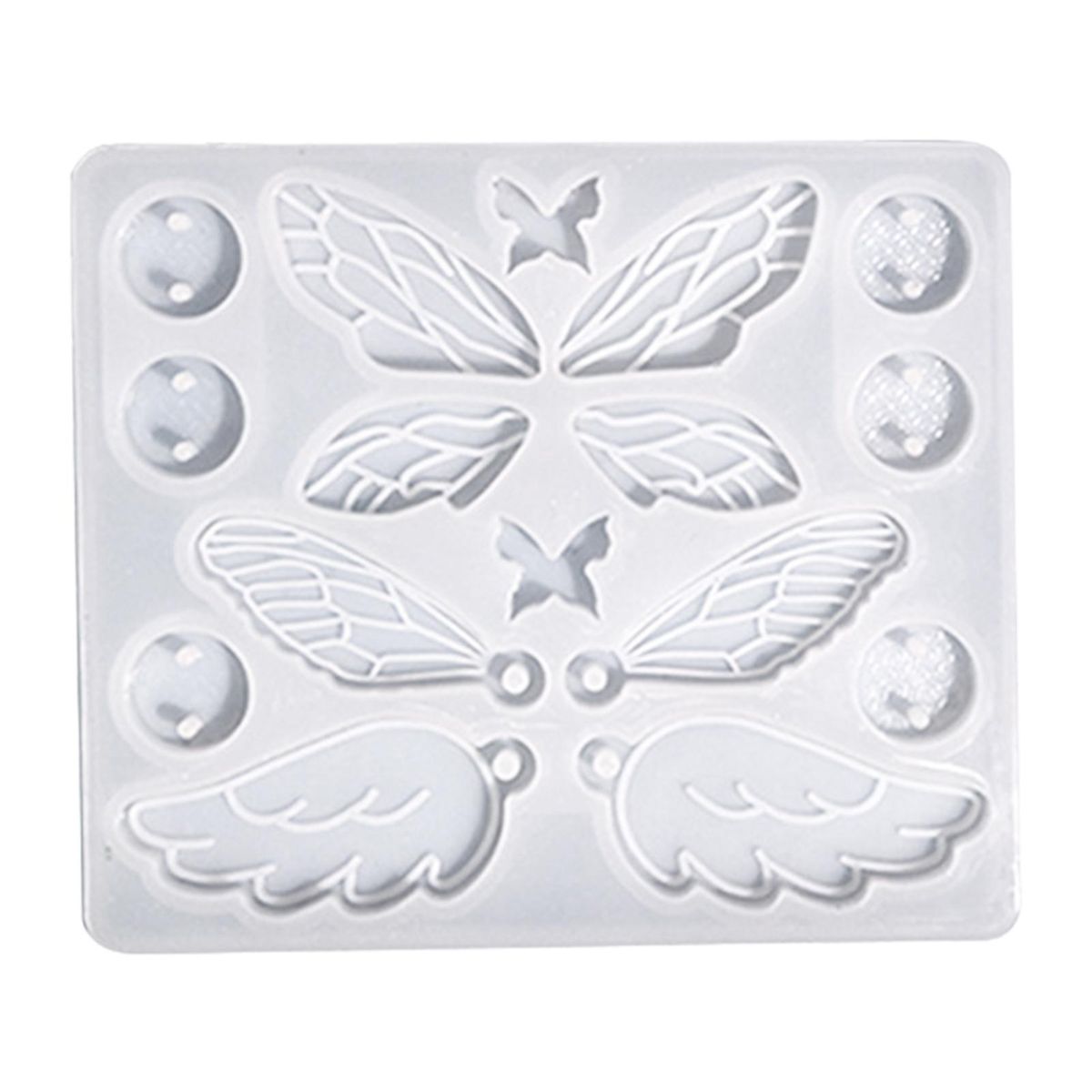 Jewelry Mold Resilient Pendant Mold White