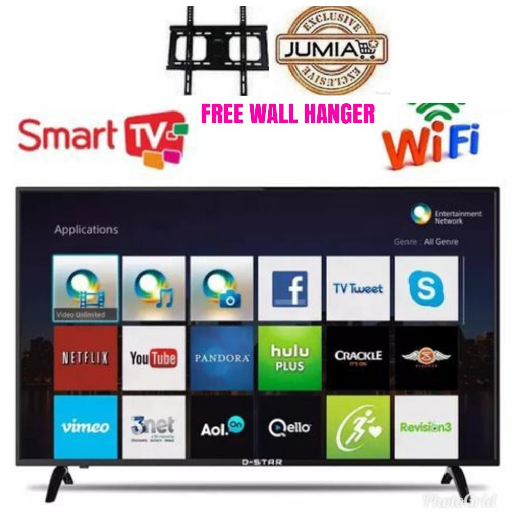 32"INCHES SMART ANDROID TV + Free Wall Hanger