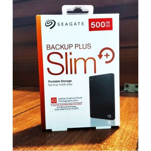 500gb Backup Plus Slim Portable Hard Drive