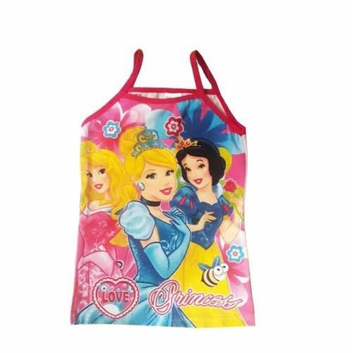 Princess Character Singlet Top For Girl's 6 in 1