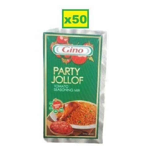 Gino Party Jollof Mix 50g &times; 50 Pieces