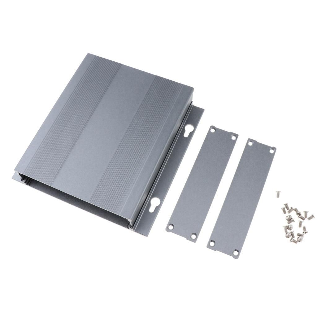 Extruded Aluminum Housing For Project AMP Controller 130x131x27mm Gray