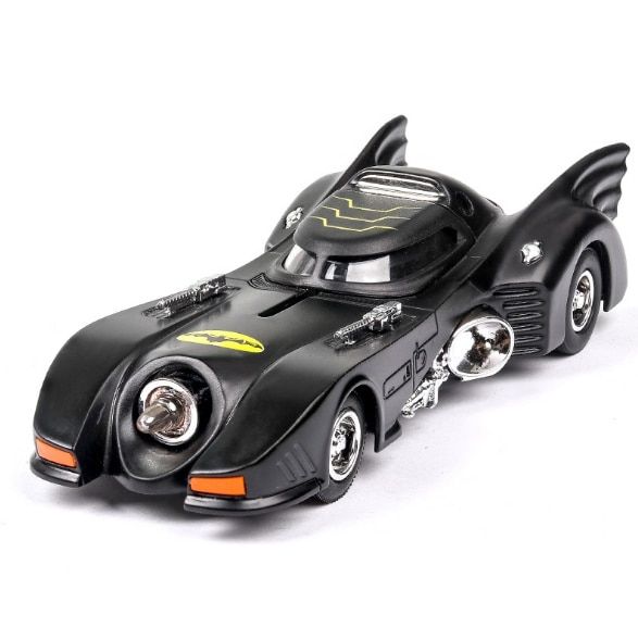 Dc Super Heroes Batman Diecast Car 1989 Batmobile Metal