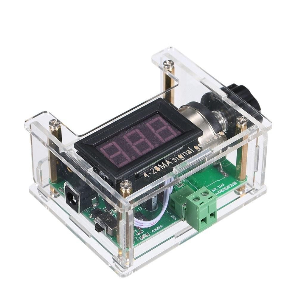 DC 5-28V 4-20mA LED Digital Signal Generator Handheld Rechargeable Current Signal Analog Generators Adjustment Display Voltage Transmitter Moudle
