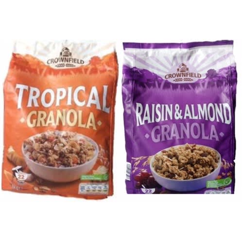 Raisin & Almond + Tropical Granola - 1kg Each