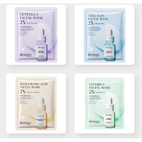 4pcs Beauty Face Mask & Anti Wrinkle Moisturizing Skin Care